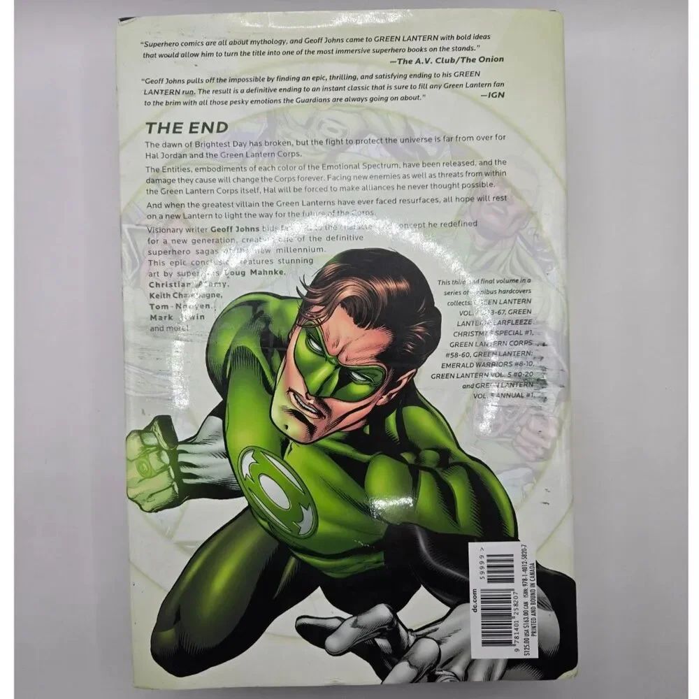 Green Lantern by Geoff Johns Omnibus Volume 3 - DC Comics Hardcover
